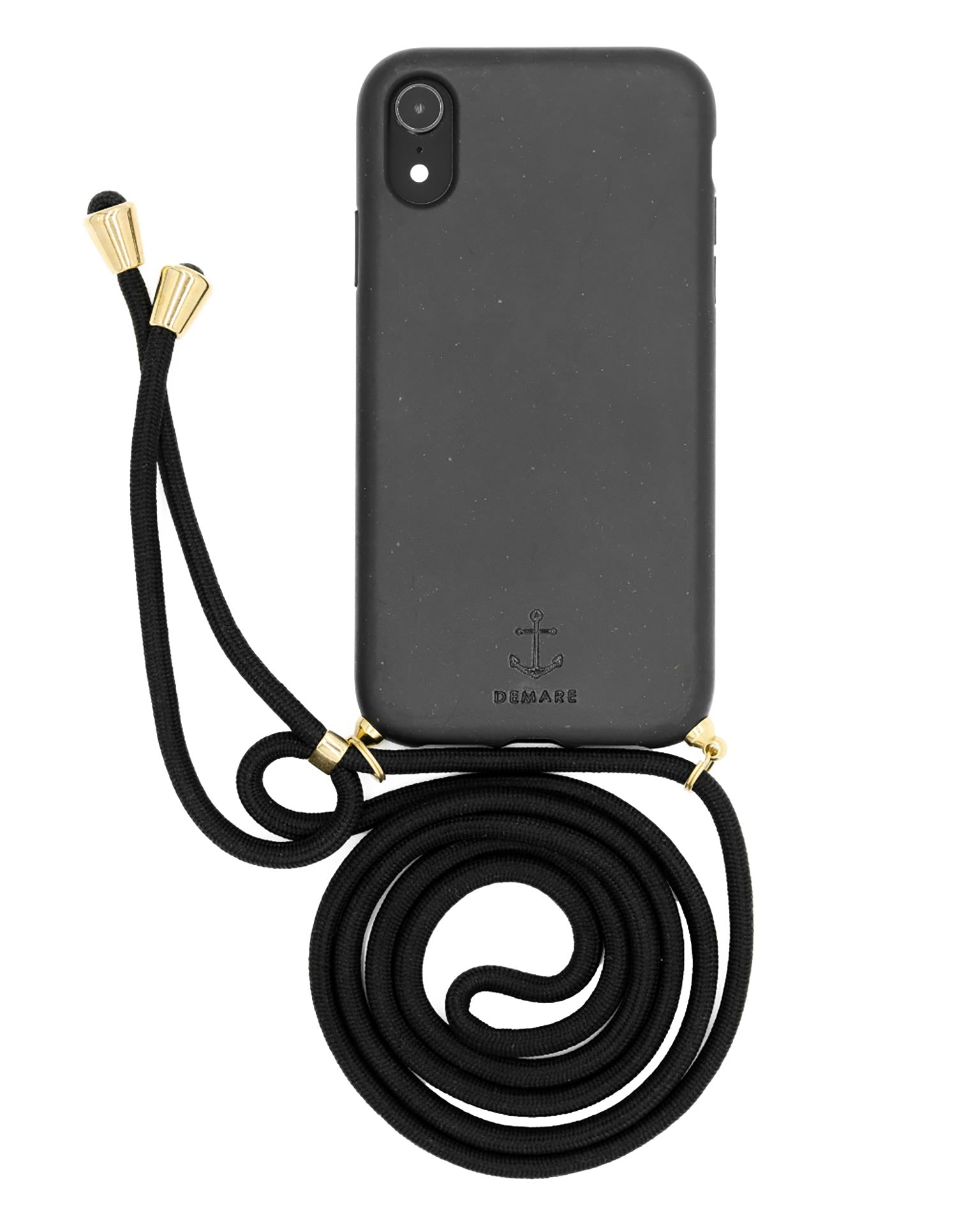 Bio Handykette Schwarz - Nachhaltige Handykordel für Handyhülle