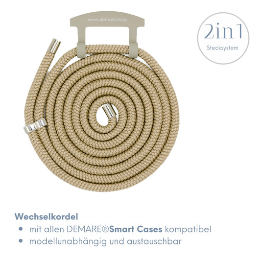 Kordel BEIGE | Adapter TAUPEGRAU