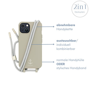 Smart Case TAUPEGRAU | Kordel GRAU