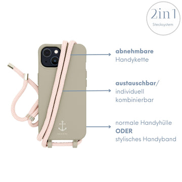Smart Case TAUPEGRAU | Kordel ROSA