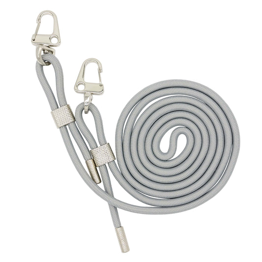 Karabiner-Kordel Grau