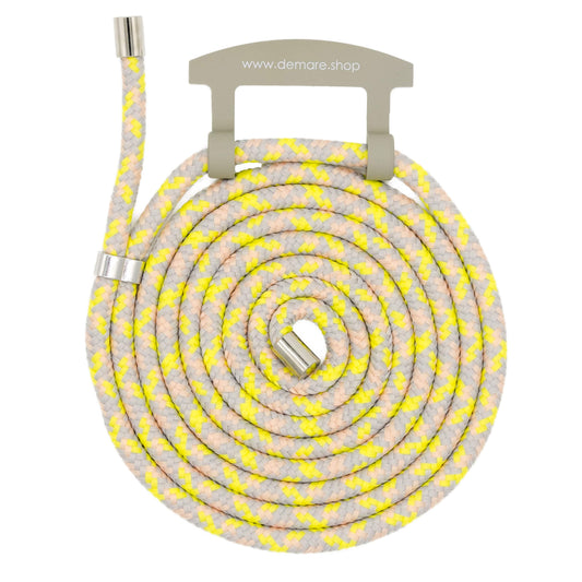 Handykordel, neon, taupe, Handykette