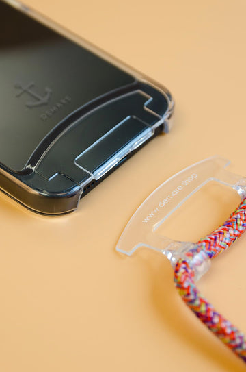 Handyhülle mit Band, Handyhülle mit Kette, Handyhülle nachhaltig, Handyhülle iphone, transparent