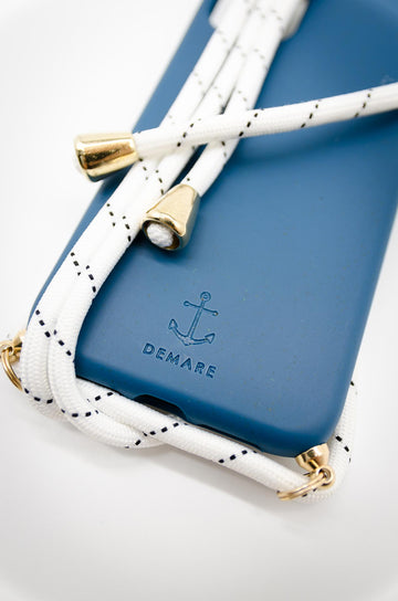 Handykette blau, Handykette mit Hülle, DEMARE