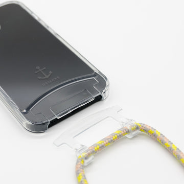 Handyhülle mit Band, Handyhülle mit Kette, Handyhülle nachhaltig, Handyhülle iphone, transparent