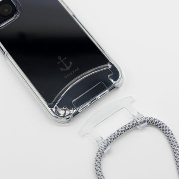 Handyhülle mit Band, Handyhülle mit Kette, Handyhülle nachhaltig, Handyhülle iphone, transparent