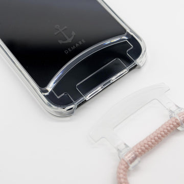 Handyhülle mit Band, Handyhülle mit Kette, Handyhülle nachhaltig, Handyhülle iphone, transparent