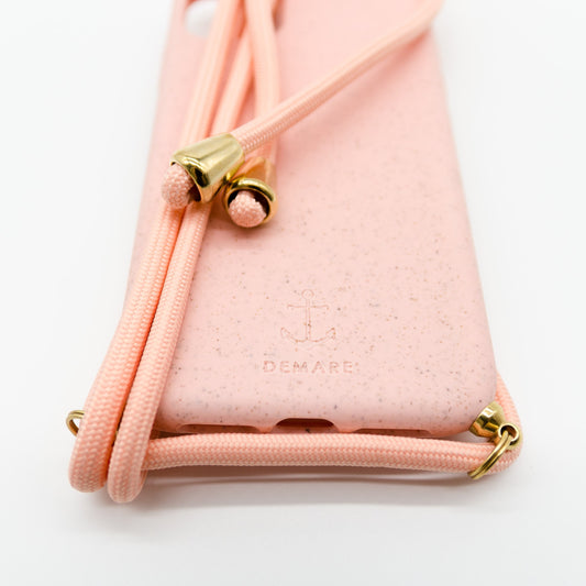 Handyhülle, Handykette, Handyhülle mit Kette, rosa, DEMARE