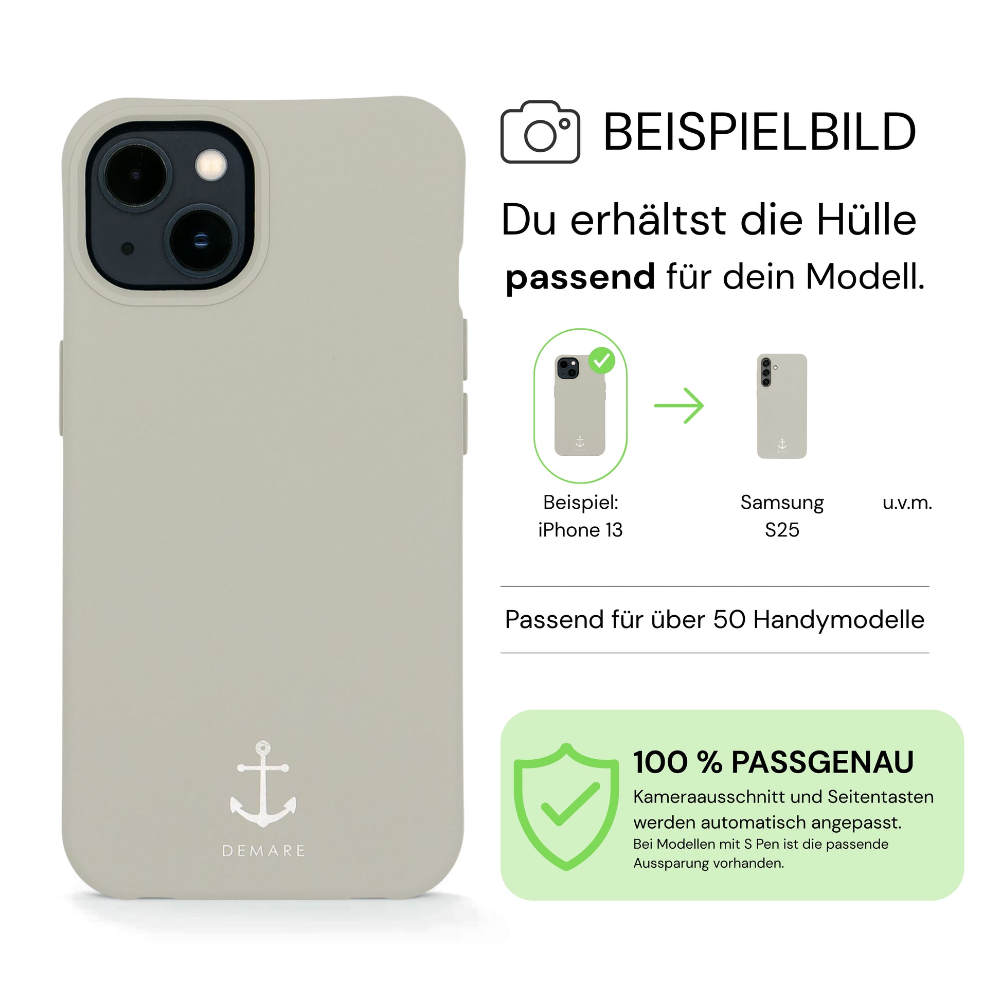 Smart Case TAUPEGRAU | Boho Kordel GREY