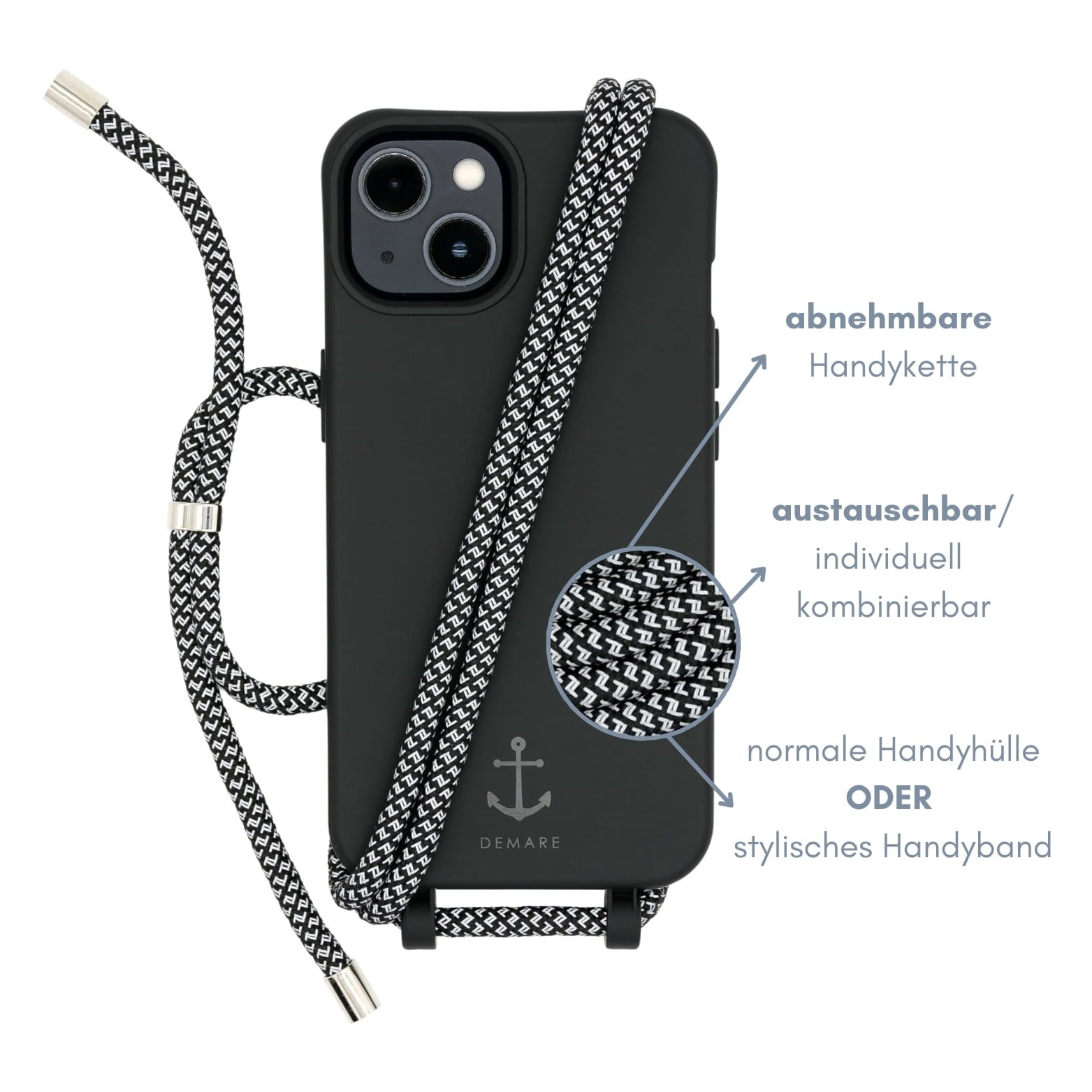 Smart Case SCHWARZ | Kordel REFLEKT DUNKEL