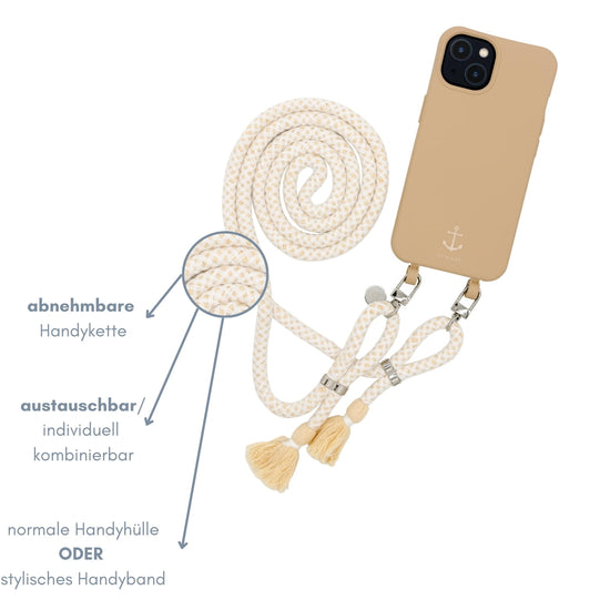 Smart Case BEIGE | Boho Kordel HONEY