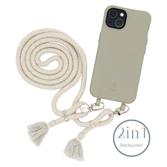 Smart Case TAUPEGRAU | Boho Kordel GREY