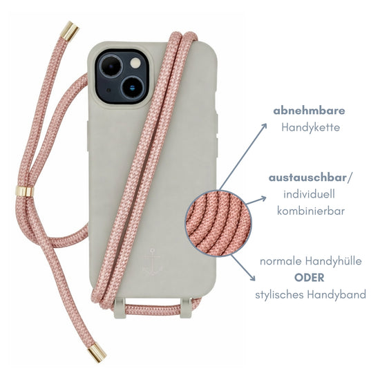 Smart Case TAUPEGRAU | Kordel METALLIC ROSÉ