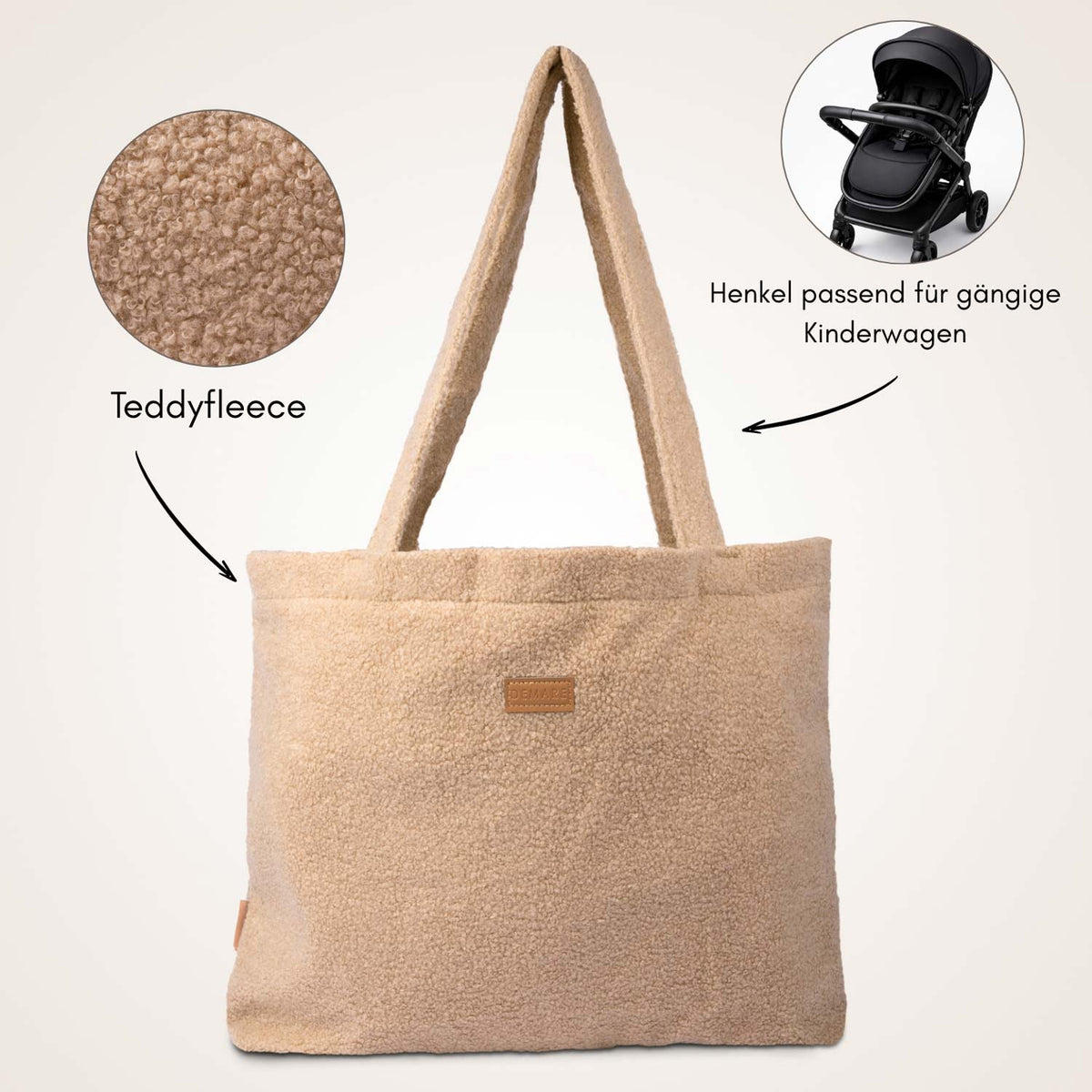 Teddy Mom Bag | Beige