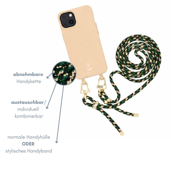 Smart Case BEIGE | Karabiner-Kordel CAMOUFLAGE