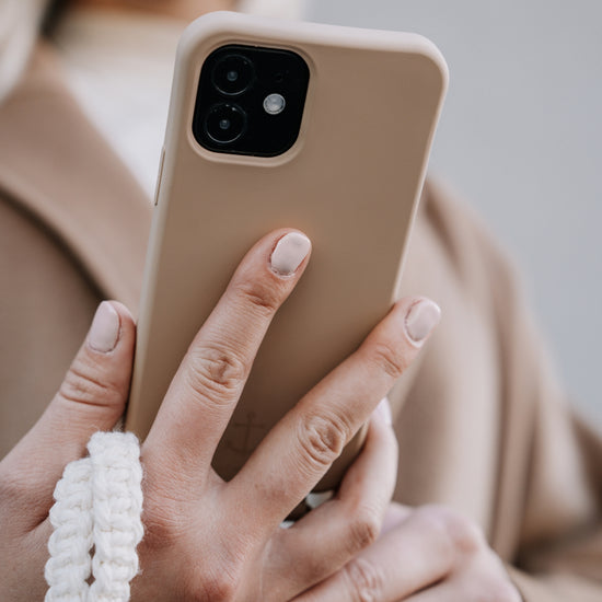 Smart Case BEIGE | Handyband Makramee NATURE