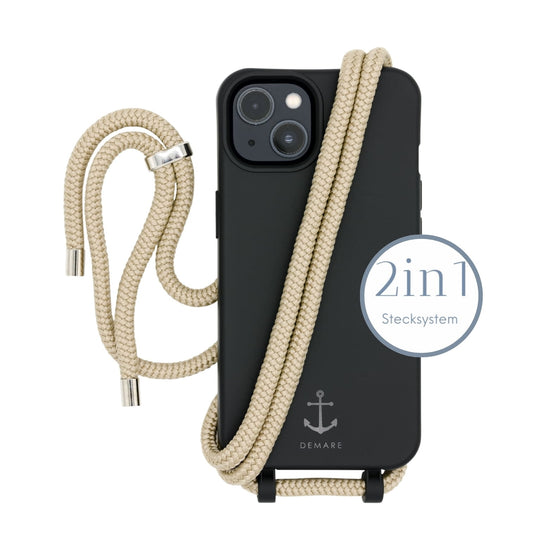 Smart Case SCHWARZ | Kordel BEIGE