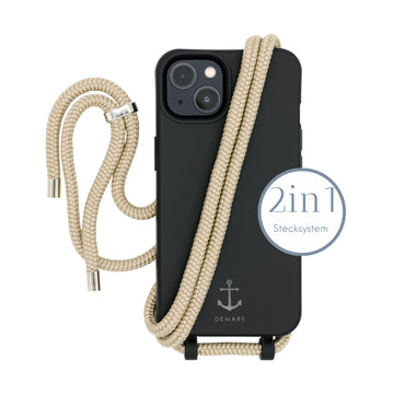 Smart Case SCHWARZ | Kordel BEIGE