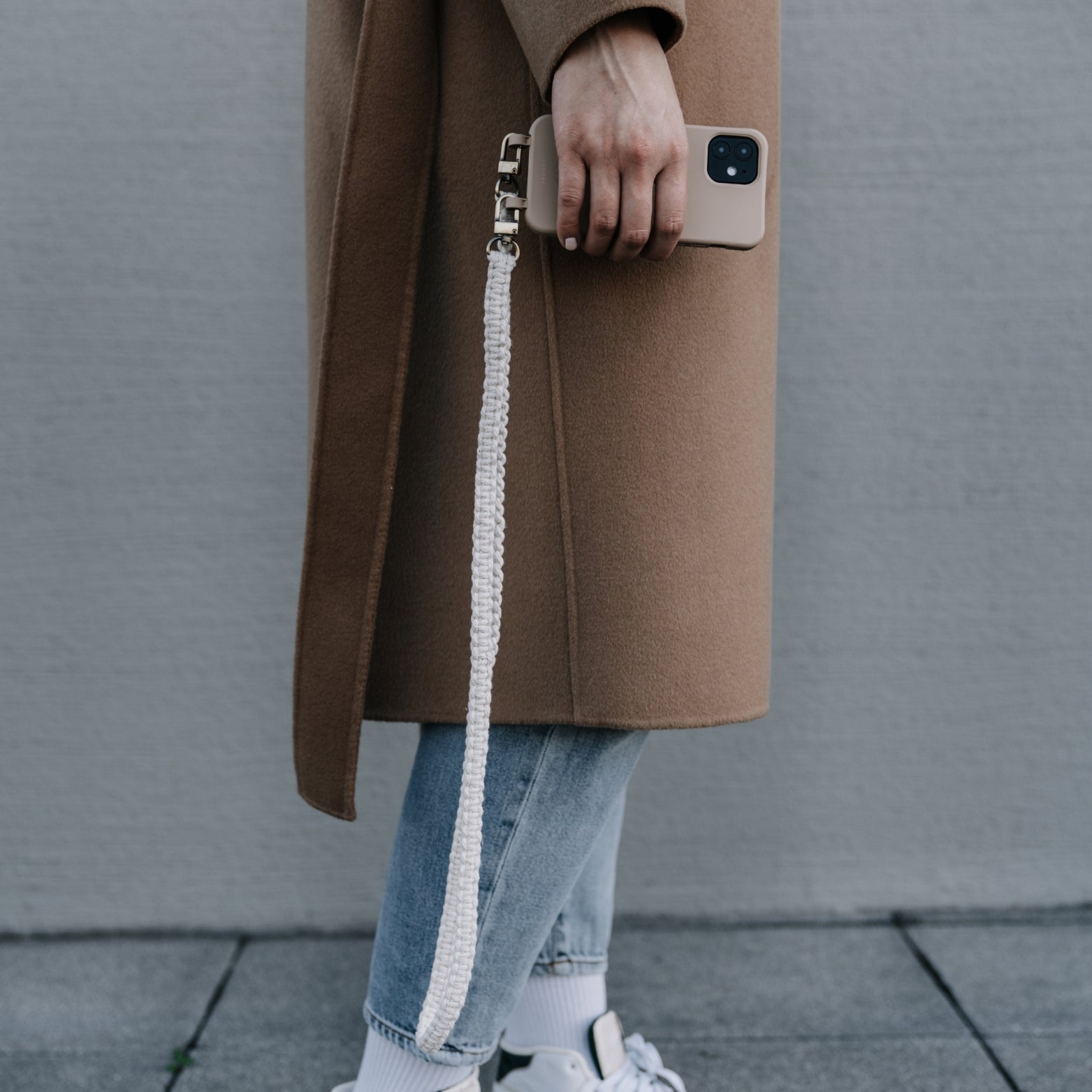 Smart Case BEIGE | Handyband Makramee NATURE