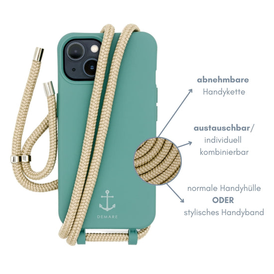 Smart Case PETROL | Kordel BEIGE