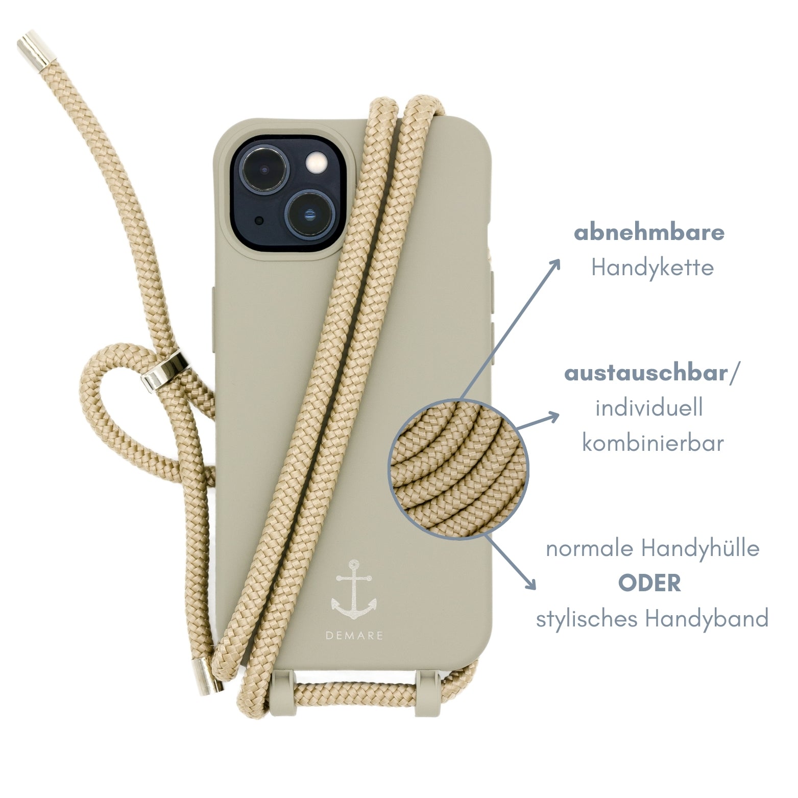 Smart Case TAUPEGRAU | Kordel BEIGE