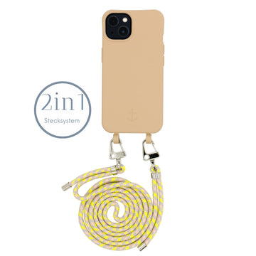 Smart Case BEIGE | Karabiner-Kordel NEON