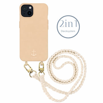 Smart Case BEIGE | Handyband Makramee NATURE