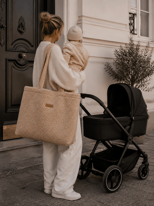 Teddy Mom Bag | Beige
