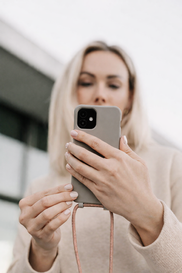 Smart Case TAUPEGRAU | Kordel METALLIC ROSÉ
