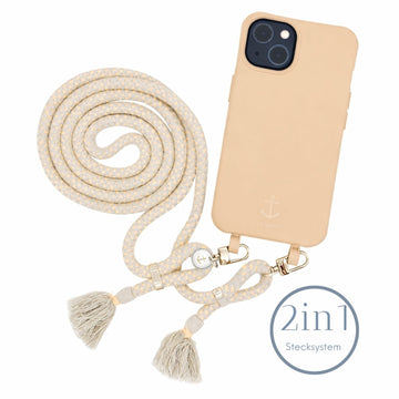 Smart Case BEIGE | Boho Kordel GREY