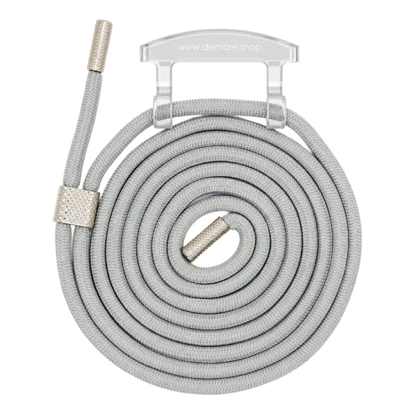 Kordel GRAU | Adapter TRANSPARENT