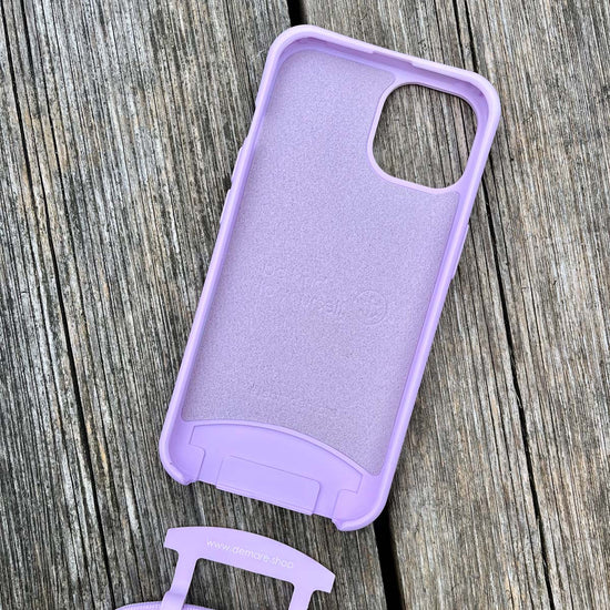 Iphone Smart Handyhülle Flieder von innen 