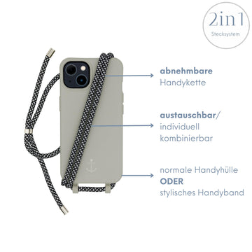 Smart Case TAUPEGRAU | Kordel REFLEKT DUNKEL