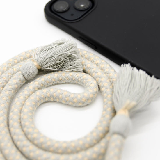 Smart Case SCHWARZ | Boho Kordel GREY