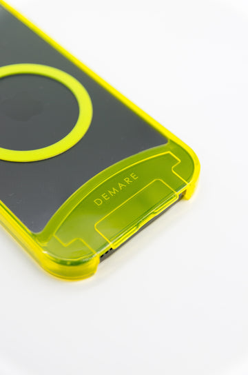 Smart Case Neon Gelb | Makramee Handykette NATURE