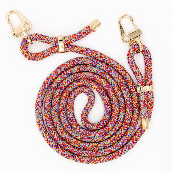 Smart Case TAUPEGRAU | Karabiner-Kordel BUNT