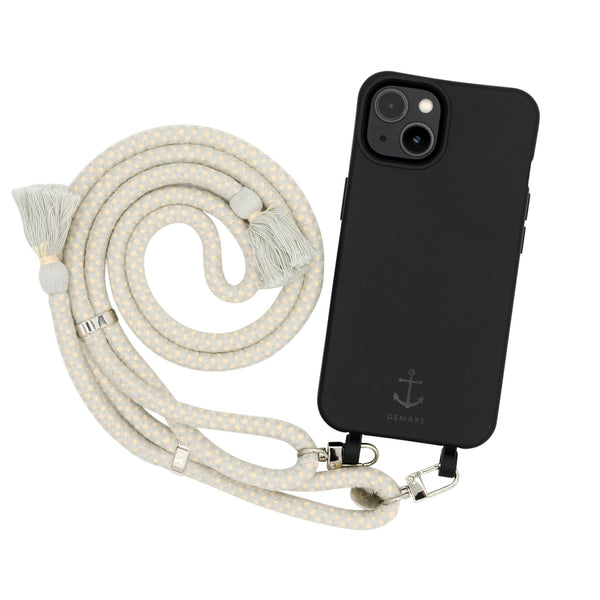 Smart Case SCHWARZ | Boho Kordel GREY