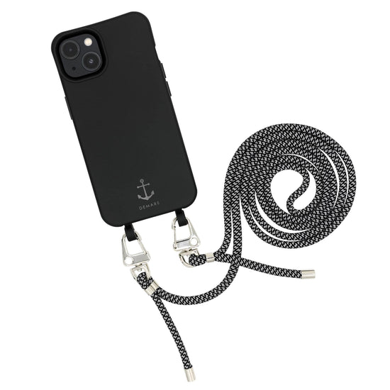 Smart Case SCHWARZ | Karabiner-Kordel REFLEKT DUNKEL
