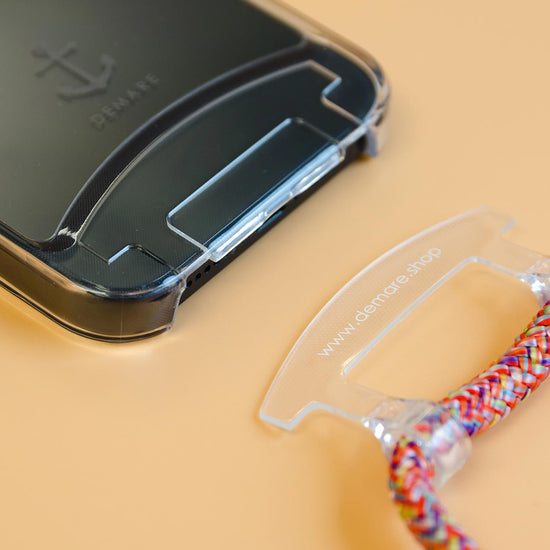 Handyhülle mit Band, Handyhülle mit Kette, Handyhülle nachhaltig, Handyhülle iphone, transparent
