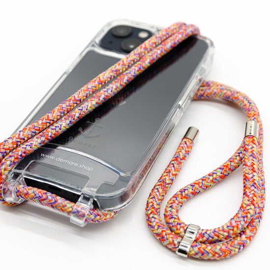 Handyhülle mit Band, Handyhülle mit Kette, Handyhülle nachhaltig, Handyhülle iphone, transparent