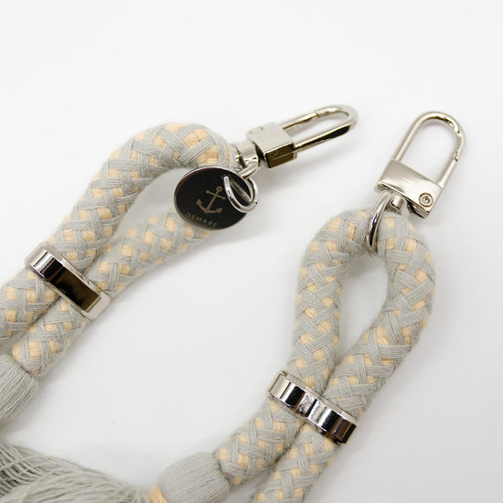 Handyhülle, Handykette, Handyhülle mit Kette, Kordel, grau, DEMARE