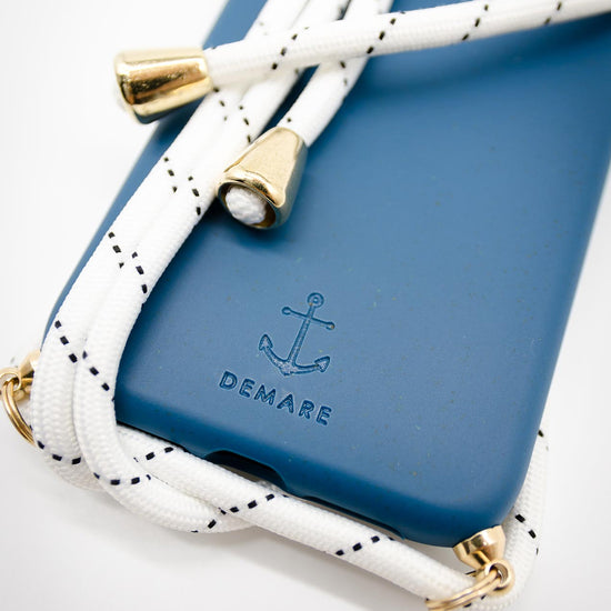 Handykette blau, Handykette mit Hülle, DEMARE