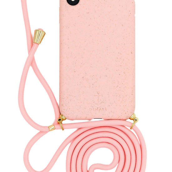 Handyhülle, Handykette, Handyhülle mit Kette, rosa, DEMARE